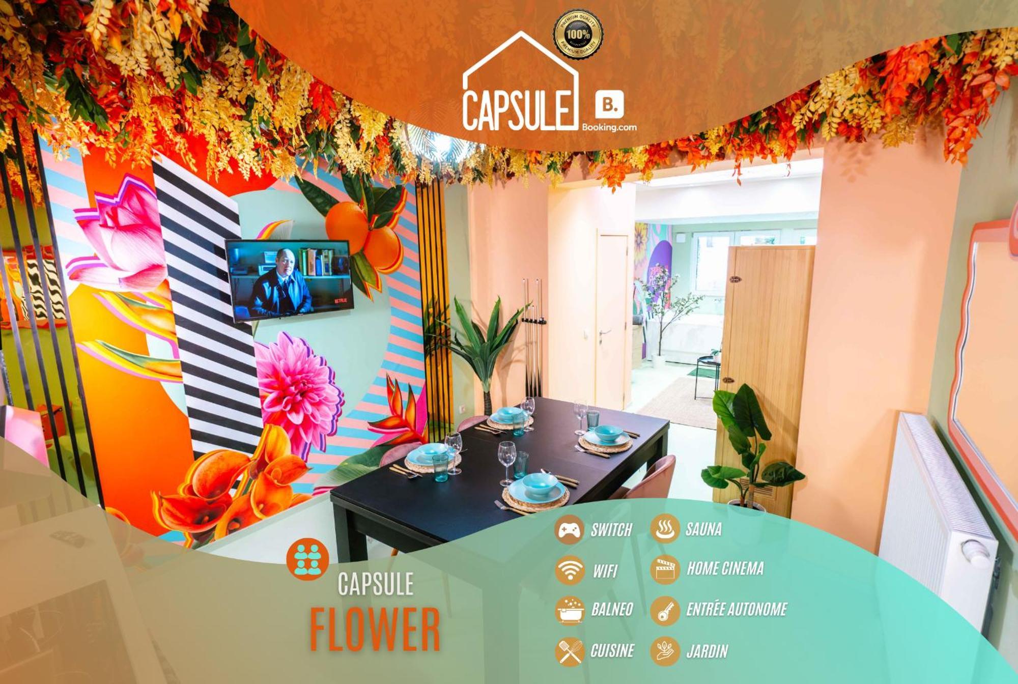 Capsule Flower - Balneo - Cinema - Billard - Nintendo Switch - Mons Centre Exteriör bild